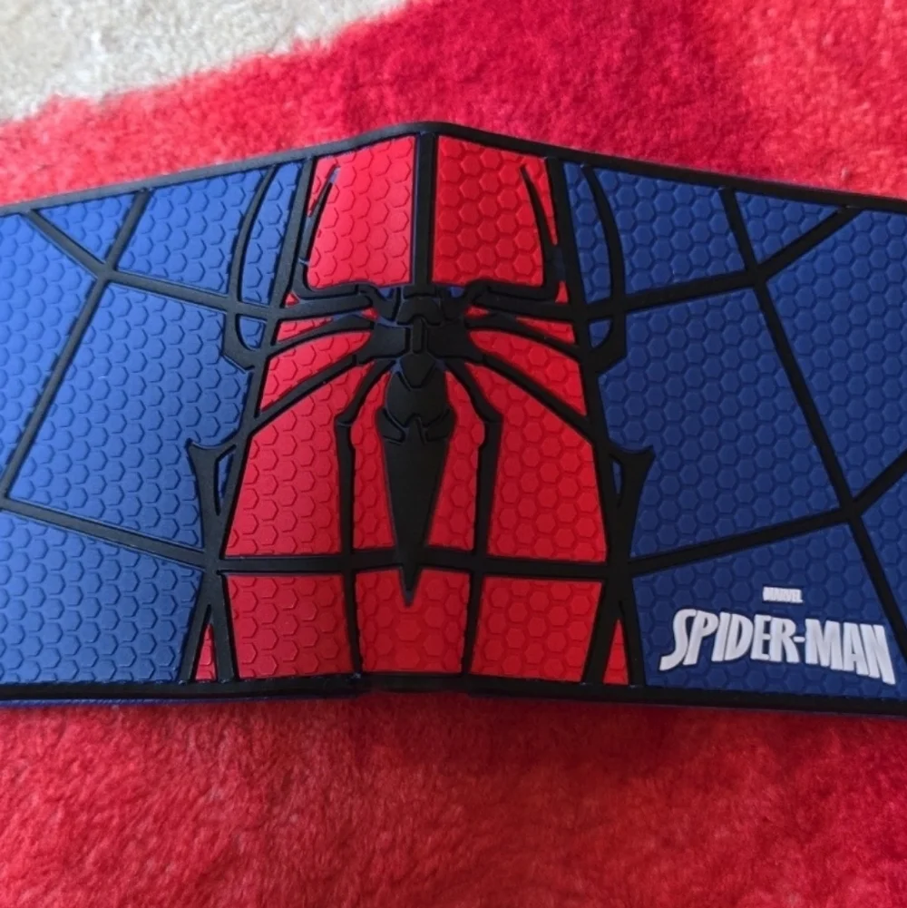 New Spiderman marvel comic anime manga leather wallet